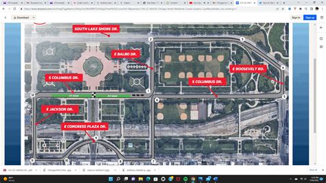 Nascar Chicago Street Course Map