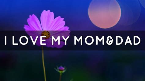 I Love My Mom And Dad With Purple Flower Background HD Mom Dad Wallpapers | HD Wallpapers | ID ...