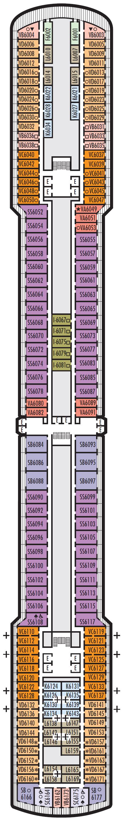 Noordam Deck Plan | Holland America Line | ROL Cruise