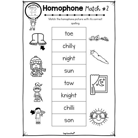 Homophones Worksheets 157