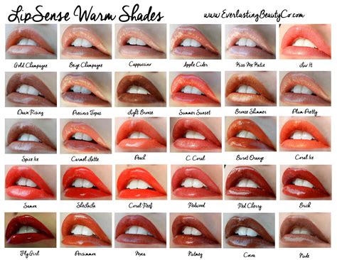 Lipstick Color Chart Skin Tone