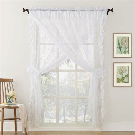 White Priscilla Sheer Curtains – Curtains & Drapes