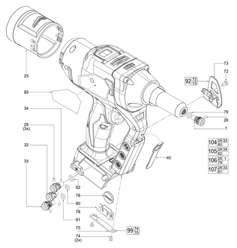 Buy Milwaukee 2660-20-(L93A) M18 FUEL RIVET TOOL with ONE-KEY Replacement Tool Parts | Milwaukee ...