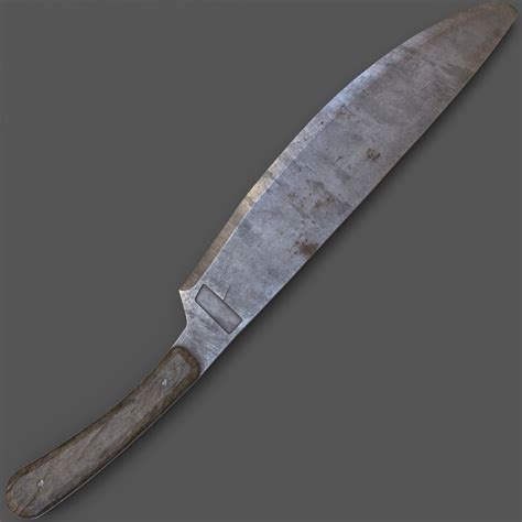 3D old machete - TurboSquid 1566775