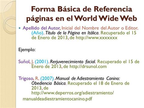 Como Citar En Apa Paginas Web Ejemplos Opciones De Ejemplo | The Best ...