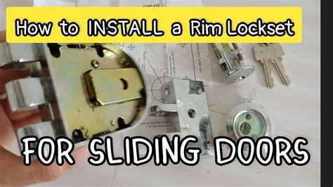 Rim Lock Installation for Sliding Doors - YouTube