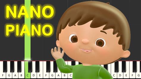 BabyTV - Charlie and the Shapes Theme Song Piano Tutorial - YouTube