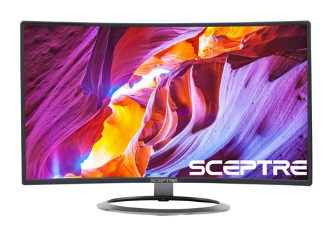 "Sceptre C249W-1920R 24"" Ultra Slim, Wide Curved Gaming LED Monitor, 1080P HDMI VGA, 2018 model ...