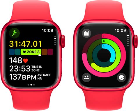 Apple Watch Series 9 (GPS) 41mm (PRODUCT)RED Aluminum Case with ...