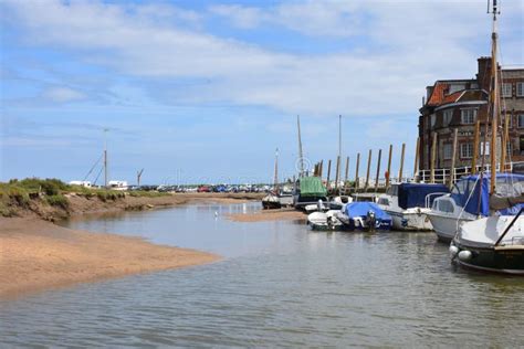 Boats at Blakeney, North Norfolk, England Editorial Stock Photo - Image ...