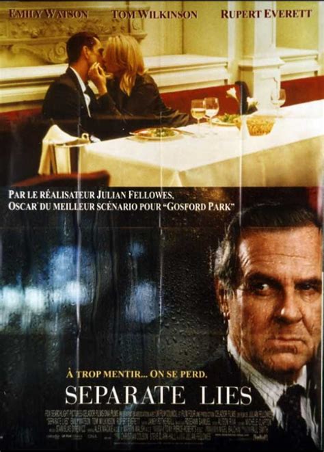 poster SEPARATE LIES Julian Fellowes - CINESUD movie posters