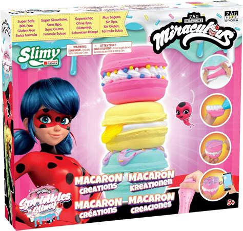 Miraculous Ladybug - Sprinkles n' Slimy Macarons - Slime Kit for Girls ...