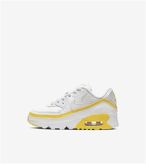 Air Max 90 x Undefeated 'White/Opti Yellow' Release Date. Nike SNKRS