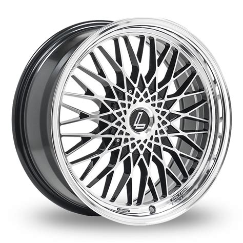 Lenso Eagle 3 Black Polished 17" Alloy Wheels - Wheelbase