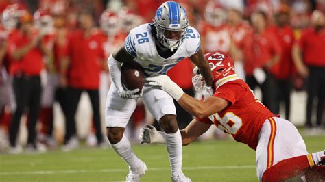 Detroit Lions running back Jahmyr Gibbs: Stats, salary, position, height