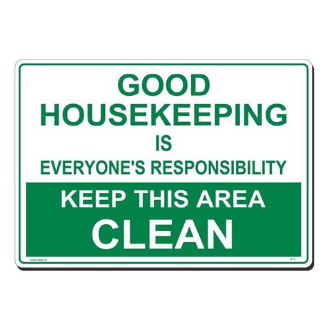 Lynch Sign 20 in. x 14 in. Good Housekeeping Sign Printed on More ...