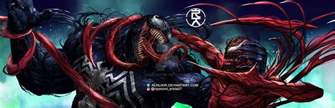 Venom Vs Carnage by aerlixir on DeviantArt