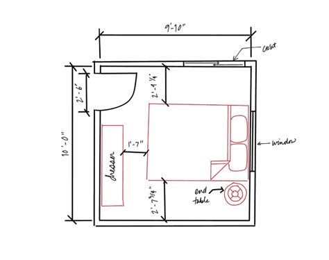 Small Bedroom Design Part 1: Space Planning in 2020 | Small bedroom ...