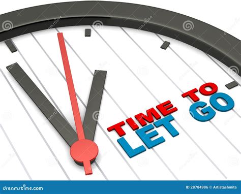 Time to let go stock illustration. Illustration of give - 28784986