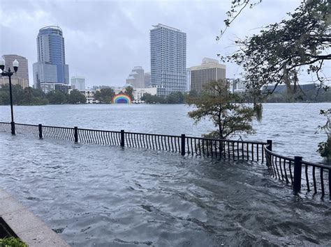 Photos show extent of Lake Eola flooding | Orlando | Orlando Weekly