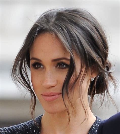 FLYAWAYS – Meghan Markle hair updo #WeddingHairVintage | Meghan markle ...