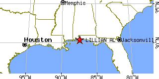 Lillian, Alabama (AL) ~ population data, races, housing & economy