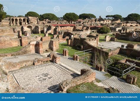 Ostia Antica's Ruins Royalty Free Stock Images - Image: 21790459