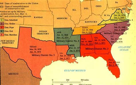 Military Reconstruction Act - Reconstruction After the Civil War