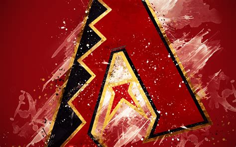 Download wallpapers Arizona Diamondbacks, 4k, grunge art, logo ...