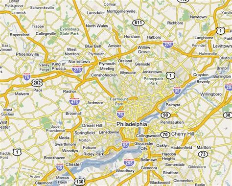 Map of Philadelphia - Free Printable Maps