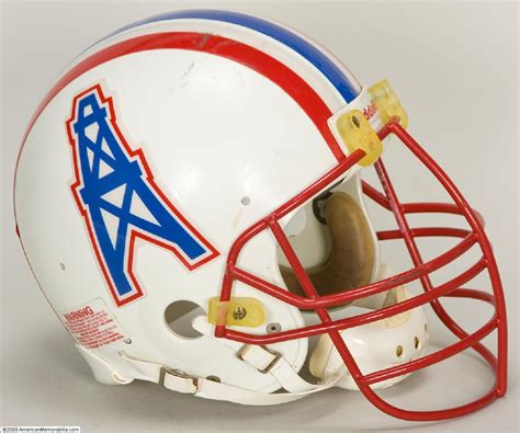 Houston Oilers game used helmet | Cool football helmets, Football helmets, American football league