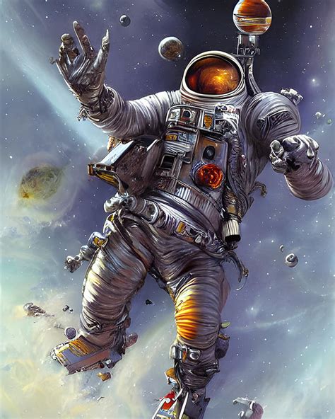 Spaceman Digital Art by Danielle McAuliffe - Pixels