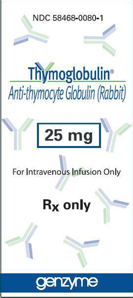 Thymoglobulin - FDA prescribing information, side effects and uses