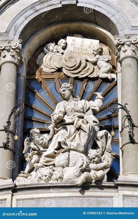 Catania Cathedral stock image. Image of faith, attraction - 25983103