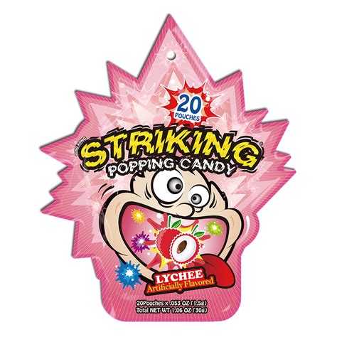 STRIKING Popping Candy 30g – Lychee Flavor – Striking Official Website