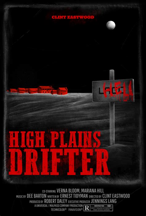 HIGH PLAINS DRIFTER Poster | Almoggr16 | PosterSpy