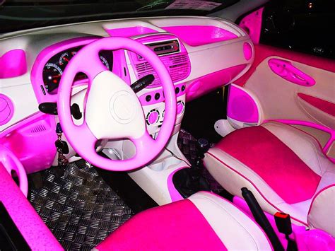 Pin by Courtney Baughman on ⊗•ℂooʟ•⊗ | Pink car interior, Cute cars, Girly cars