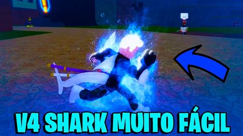 COMO PEGAR A RAÇA V4 SHARK NO BLOX FRUITS - YouTube