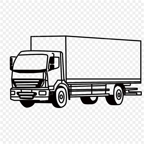 Container Truck Clipart Transparent Background, Big Container ...