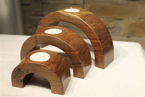 3 tier arch wooden Tea Light candle holder | Tea lights, Tealight candle holders, Tea light candle