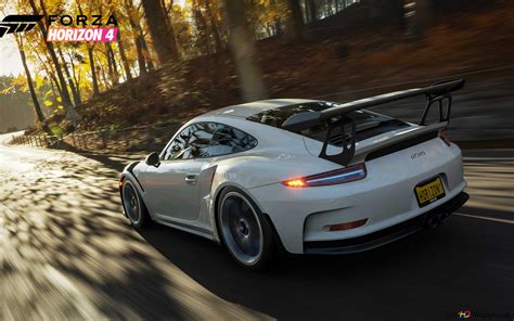 Forza Horizon 4 - Porsche GT3 RS 4K wallpaper download