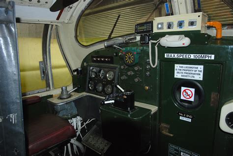 Inside cab of Deltic locomotive D9009 Alycidon | DPS depot B… | Flickr