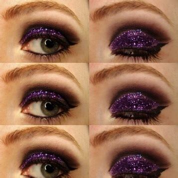 Smoky glitter eye makeup tutorial
