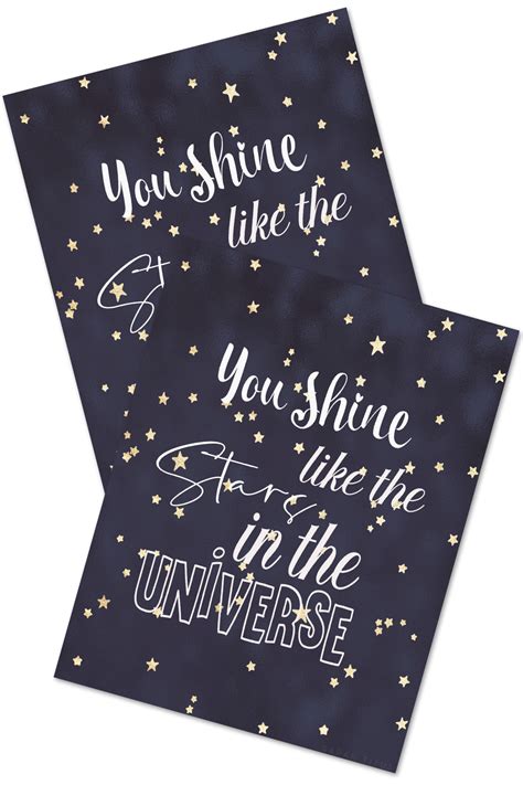 You Shine Like the Stars in the Universe Wall Art – Sarah Titus