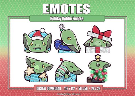 Holiday Goblin Emotes by JRayG on DeviantArt