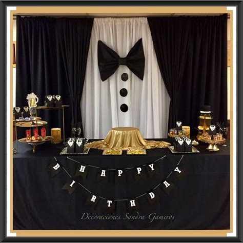 Suit and Tie backdrop display, new years or men's party | Elegant ...