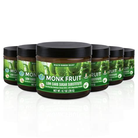 Monk Fruit Extract Powder - Low Carb Sugar Substitute 0.7oz (20g) (6-P — Health Ranger Store