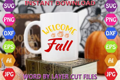 Welcome fall crafts By bestgraphic | TheHungryJPEG