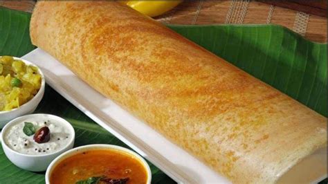 How to make Sada (Plain) Dosa - South Indian Recipe - All Type Food