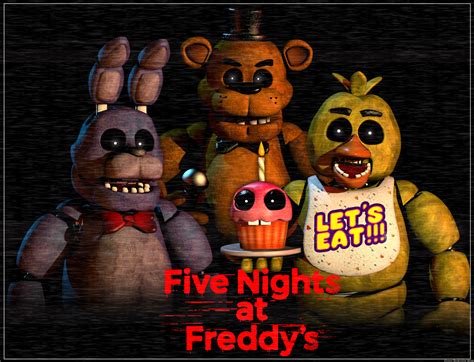 FNAF 1 Render inspired on the "The Silver Eyes - Graphic Novel" Cover ...